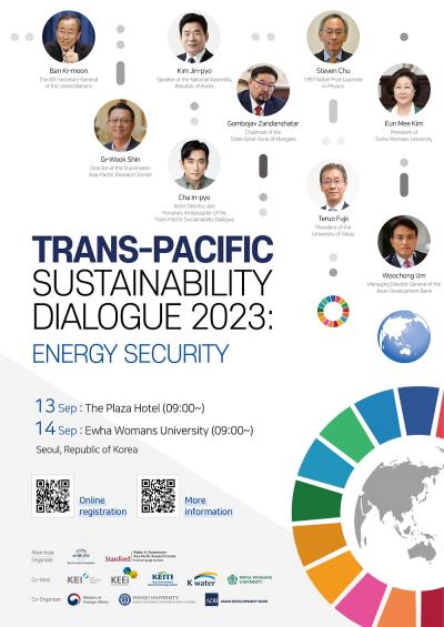 2023 환태평양 지속가능성 대화(Trans-Pacific Sustainability Dialogue 2023 Energy Security) 개최 설명이미지