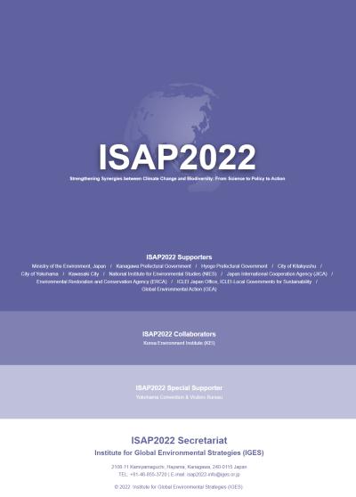 The International Forum for Sustainable Asia and the Pacific (ISAP) 2022 설명이미지