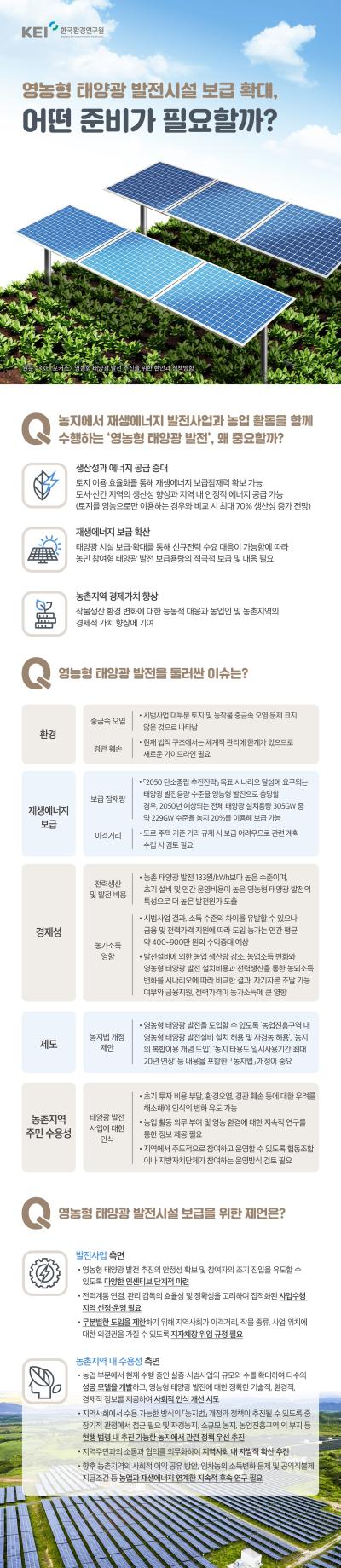 영농형 태양광 발전시설 보급 확대, 어떤 준비가 필요할까?